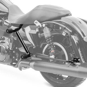 Seitenkoffer Sturzbügel passend für Harley Davidson Road King Special 18-24 Satteltaschen Schutzbügel Craftride SR12