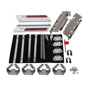 Serrures et charnières compatible avec Harley Davidson Electra Glide Ultra Limited 09-13 valises laterales Sacoches Craftride