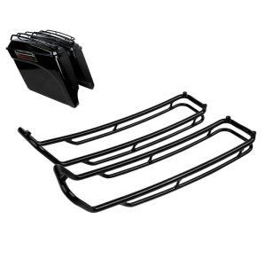 Seitenkoffer Top-Reling passend für Harley Davidson Touring 93-13 schwarz Craftride