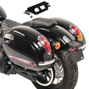 Seitenkoffer für Harley Davidson Softail Standard 2020 Halter abnehmbar Satteltasche Alabama_0