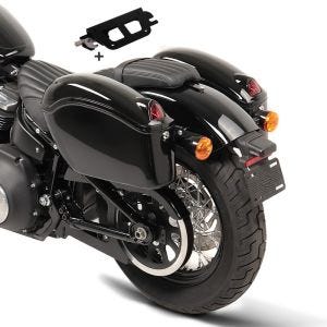 Seitenkoffer für Harley Davidson Softail Slim 18-20 Halter abnehmbar Satteltasche Nebraska_0