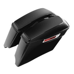 Sacoche rigide compatible avec Harley Davidson CVO Street Glide 14-22 Craftride Prolongés SC2 noir