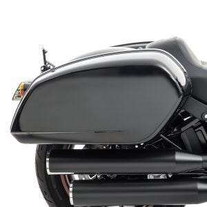 Seitenkoffer passend für Harley Davidson Low Rider / S / ST 18-24 Harte Satteltaschen Koffer mit Halter Craftride HB13