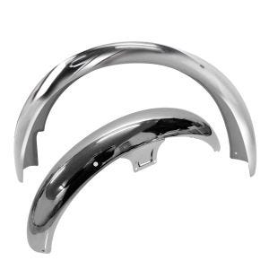 Set Schutzblech vorne + hinten passend für Simson S51 S50 S70 Kotflügel Fender Craftride chrom