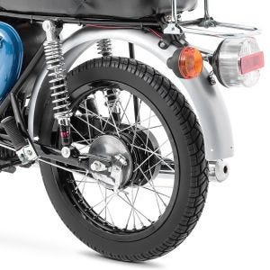 Garde-boue arrière compatible avec Simson S51 S50 S70 Fender Craftride argent DPL2