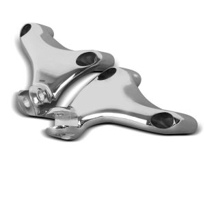 Support repose pieds de passager compatible avec Harley Davidson Sportster 883 R Roadster 04-13 chrome Craftride