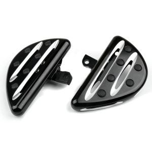 Trittbretter Fahrer-Sozius für Harley-Davidson Craftride Stripe Mini schwarz_1