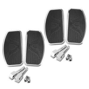 Set 4x Trittbretter Fahrer für Indian Chief Bobber / Dark Horse Craftride FB2_1