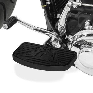 Universal Trittbretter Beifahrer Fussrasten hinten für Cruiser und Chopper Craftride FB3 schwarz_1