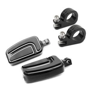 Motorrad Sturzbügel Fußrasten mit Halterung 38mm Set Craftride HC2