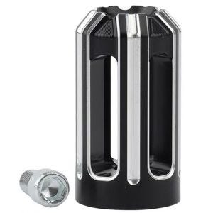 Pédale de vitesse compatible avec Harley Davidson Sport Glide 18-21 Repose-pieds de levier de vitesse Craftride SR4 noir argent