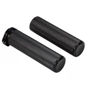 Lenker-Griffe 1" Zoll CNC Alu passend für Harley Davidson Sportster 883 / Custom / Low Craftride HG7 schwarz
