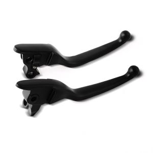 Set de Levier Frein Embrayage Broad compatible avec Harley Davidson Touring 08-13 noir Craftride