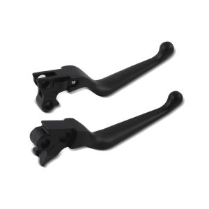Bremshebel und Kupplungshebel-Set Grip für Harley-Davidson Dyna Sportster Softail Touring 96- schwarz Craftride_1