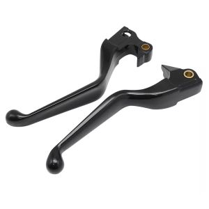 Levier de frein et levier d'embrayage pour les modèles compatible avec Harley Davidson Craftride RK4 noir
