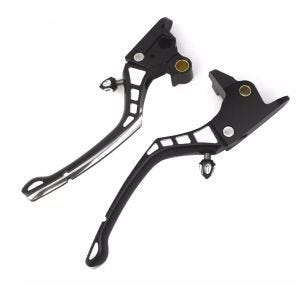 Levier de frein et levier d'embrayage pour les modèles compatible avec Harley Davidson RH4 Craftride noir