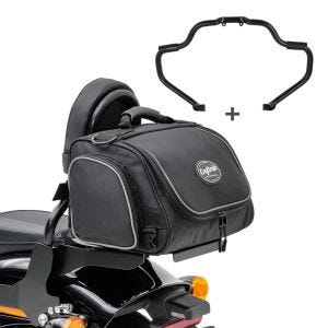 Set STM7 Sturzbügel Mustache mit Hecktasche TM2 14 Liter für Indian Chief/-tain/Springfield/Roadmaster 15-20 Craftride_1