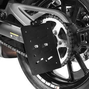 Kennzeichenhalter Motorrad Craftride schwarz DK412
