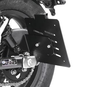 Support de plaque latéral compatible avec Honda Rebel 500 CMX 17-24 noir Craftride