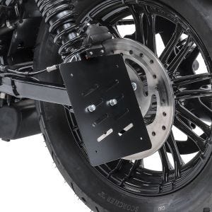 Kennzeichenhalter Motorrad Craftride schwarz DK988