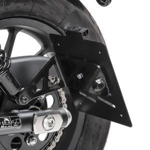 Seitlicher Kennzeichenhalter passend für Chopper Cruiser Retro Universal Kennzeichenträger Craftride LH4
