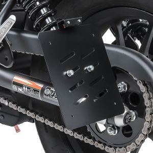 Kennzeichenhalter Motorrad Craftride schwarz DK989