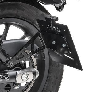 Seitlicher Kennzeichenhalter passend für Chopper Cruiser Retro Universal Kennzeichenträger Craftride LH5
