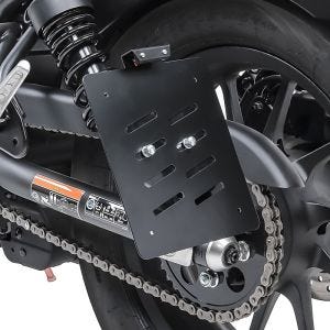 Kennzeichenhalter Motorrad Craftride schwarz DK990