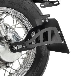 Seitlicher Kennzeichenhalter Motorrad Craftride schwarz DK2449