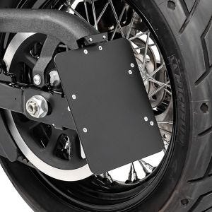 Seitlicher Kennzeichenhalter Motorrad Craftride schwarz DK2455