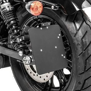 Seitlicher Kennzeichenhalter Motorrad Craftride schwarz DK2450