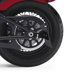 Seitlicher Kennzeichenhalter passend für Harley Davidson Softail 18-24 Craftride schwarz DPLU