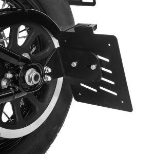 Seitlicher Kennzeichenhalter für Harley Davidson Softail 18-20 Craftride schwarz_1