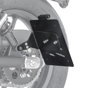 Seitlicher Kennzeichenhalter passend für Chopper Cruiser Retro Universal Kennzeichenträger Craftride LH3