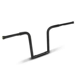 Lenker Square Fat 1-1/4" Höhe 12" passend für Harley Davidson von Craftride Schwarz