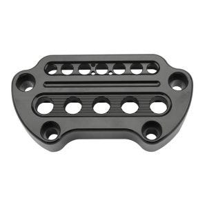 Collier de guidon compatible avec Harley Davidson Sportster Forty-Eight 48 10-20 avec voyants de douille Craftride noir