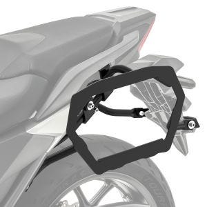 Support valises laterales compatible avec Honda NC 750 X 21-24 Bagtecs SLP p. coffres et sacoches