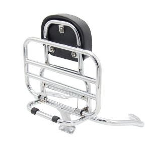 Gepäckträger mit  Rückenlehne klappbar passend für Vespa GTS 300 / 250 / 125 08-22 Craftride chrom DPLB