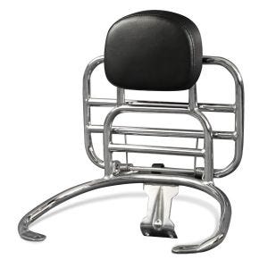 Gepäckträger mit  Rückenlehne klappbar passend für Vespa S 125 / 50 08-13 Craftride chrom