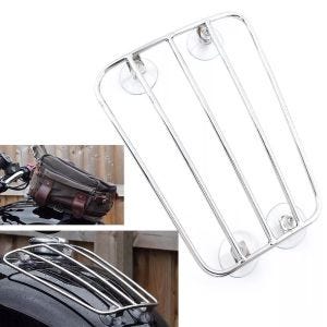 Motorrad Gepäckträger passend für Kraftstofftank mit Saugnäpfen Gepäckbrücke Craftride GK1 chrom