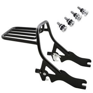 Porte-Bagages arrière adapté pour Harley Davidson Sport Glide 18-24 Craftride LR12 noir