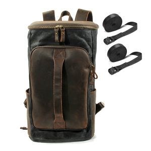 Gepäckrolle für Yamaha XV 750 / 535 / 250 Virago Hecktasche Craftride VG7 schwarz_0