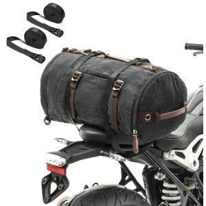 Motorrad Rucksack Craftride VG8 Hecktasche Vintage 35Ltr inkl. Spanngurte schwarz_1
