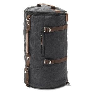Motorrad Rucksack Canvas Craftride VG8 Hecktasche Vintage 35Ltr schwarz_1
