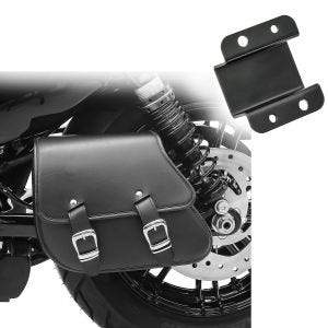 Sacoche bras oscillant + support compatible avec Harley Davidson Sportster Forty-Eight 48 10-20 Craftride