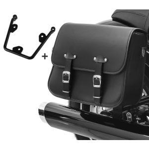 Sacoche Cavalière et support compatible avec Yamaha XV 950/ R 14-20 droit Laredo 20l Craftride