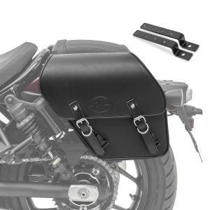 Satteltasche + Halter passend für Indian Scout / Bobber Fargo links Craftride