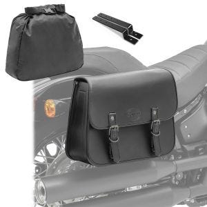 Sacoche Laterale compatible avec Yamaha XVS 1300 A Midnight Star Laredo droite Craftride