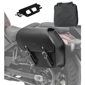 Sacoche Lateral compatible avec Honda Rebel 500 CMX 17-24 avec support detachable gauche Fargo Craftride