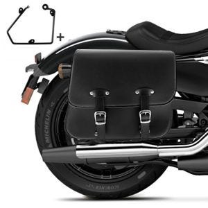 Sacoche Lateral et support compatible avec chopper / custombikes 95-15 droit Laredo 20l Craftride